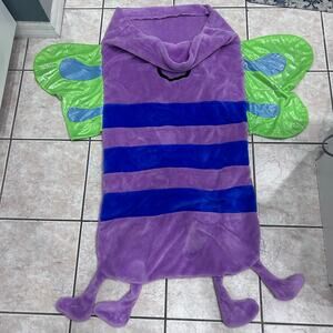 The Original Sleepy Sack Kids Butterfly Nap Sack Plush Preschool Daycare